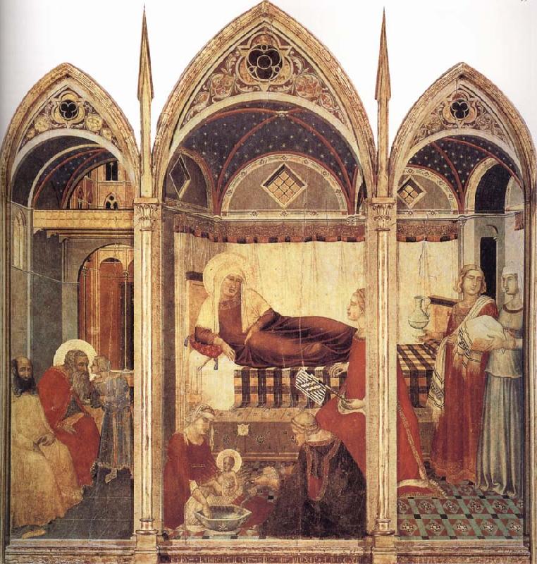 Pietro Lorenzetti Birth of the Virgin oil painting image